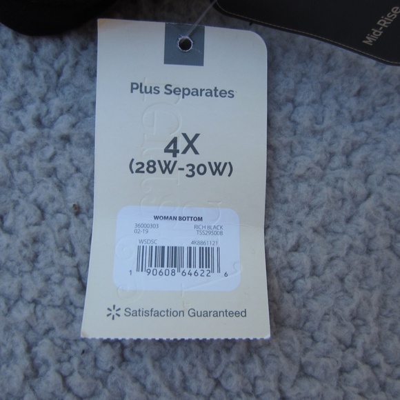 Terra and Sky Swim Bottoms Women's Plus Size 4X 28W 30W Floral Mid Rise Swimwear - Picture 11 of 16